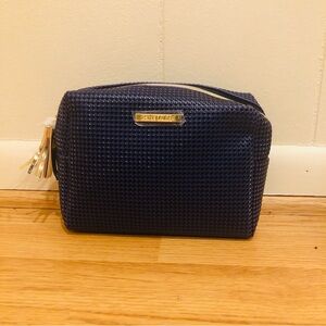 Estee Lauder Navy Cosmetic Travel Pouch Women